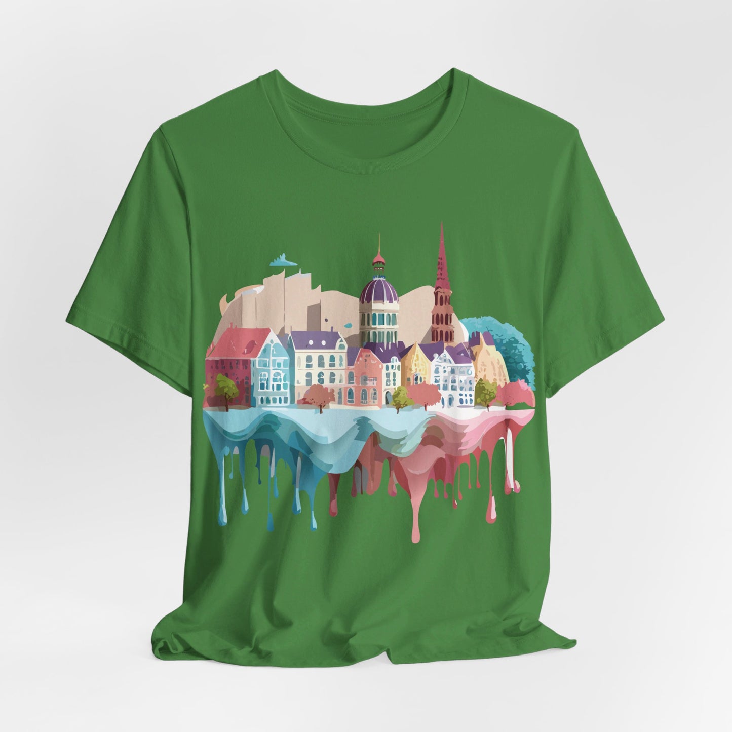 Natural Cotton Tee Shirt - Beautiful Places Collection - Warnemünde and Rostock - Germany