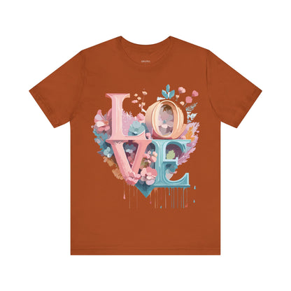 Natural Cotton Tee Shirt - Love Story Collection Printify
