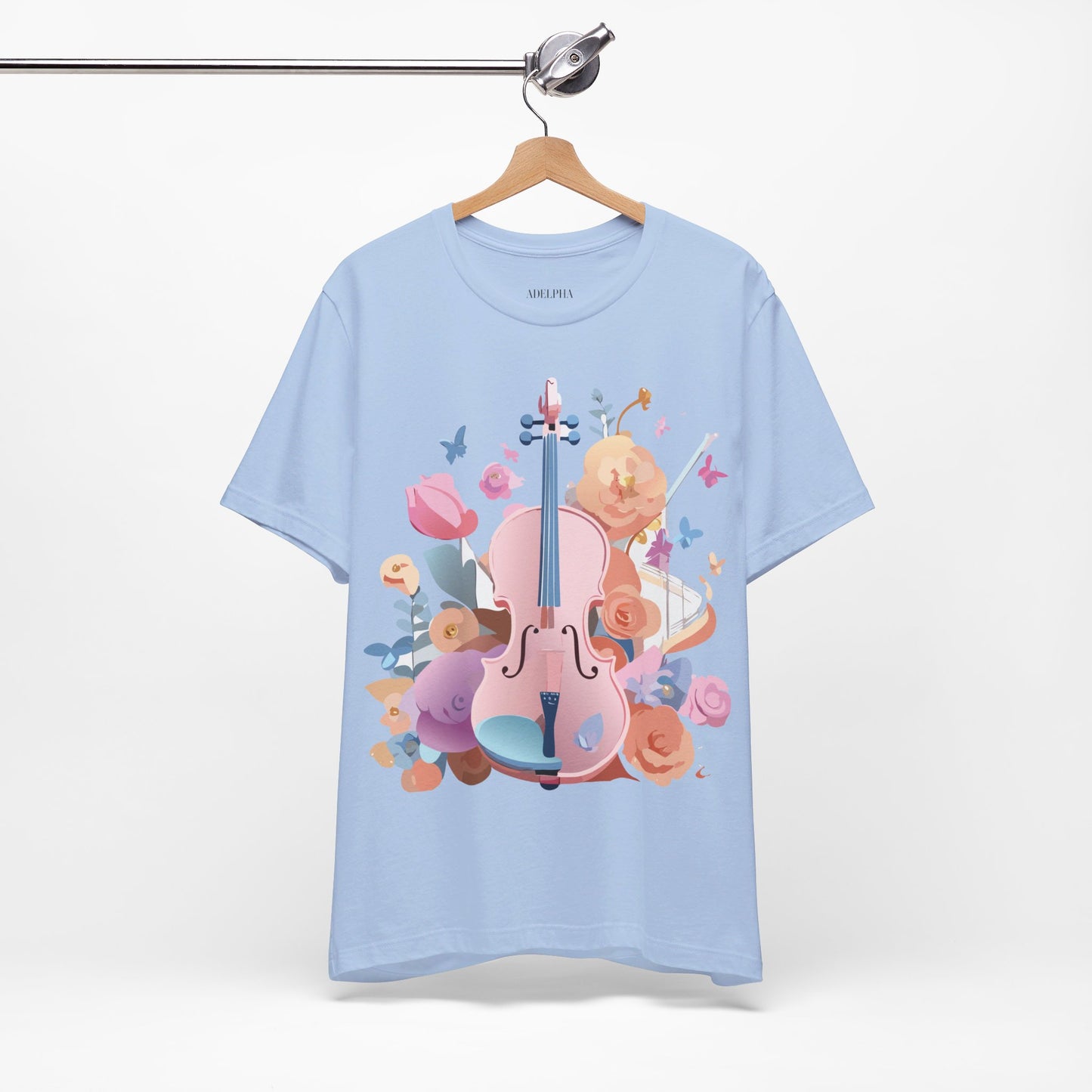 Natural Cotton Tee Shirt - Music collection