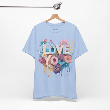 Natural Cotton Tee Shirt - Love story Collection Printify
