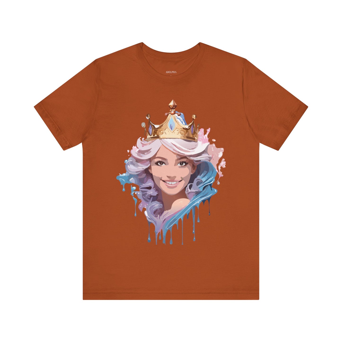 T-Shirt aus natürlicher Baumwolle – Queen Collection