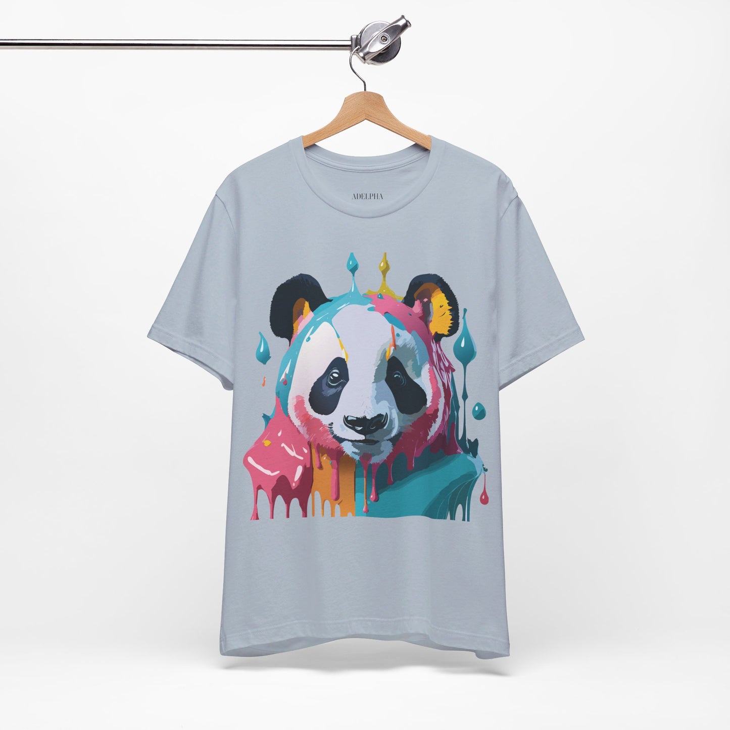 T-shirt en coton naturel avec panda