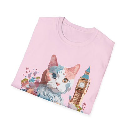 Cat Shirt Unisex Tee Softstyle 64000 Gildan Ring Spun Cotton