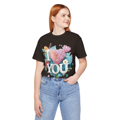 Natural Cotton Tee Shirt - Love Story Collection Printify
