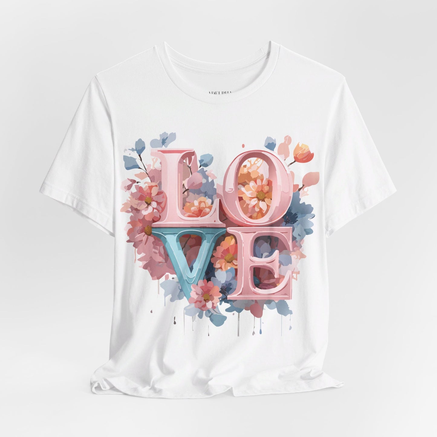 T-Shirt aus natürlicher Baumwolle – Love Story-Kollektion