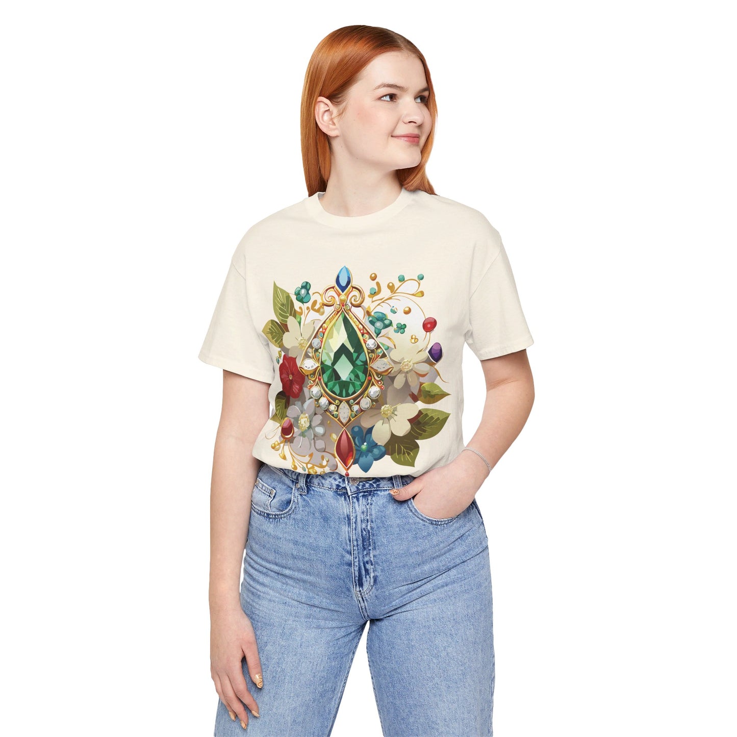 T-Shirt aus natürlicher Baumwolle – Queen Collection