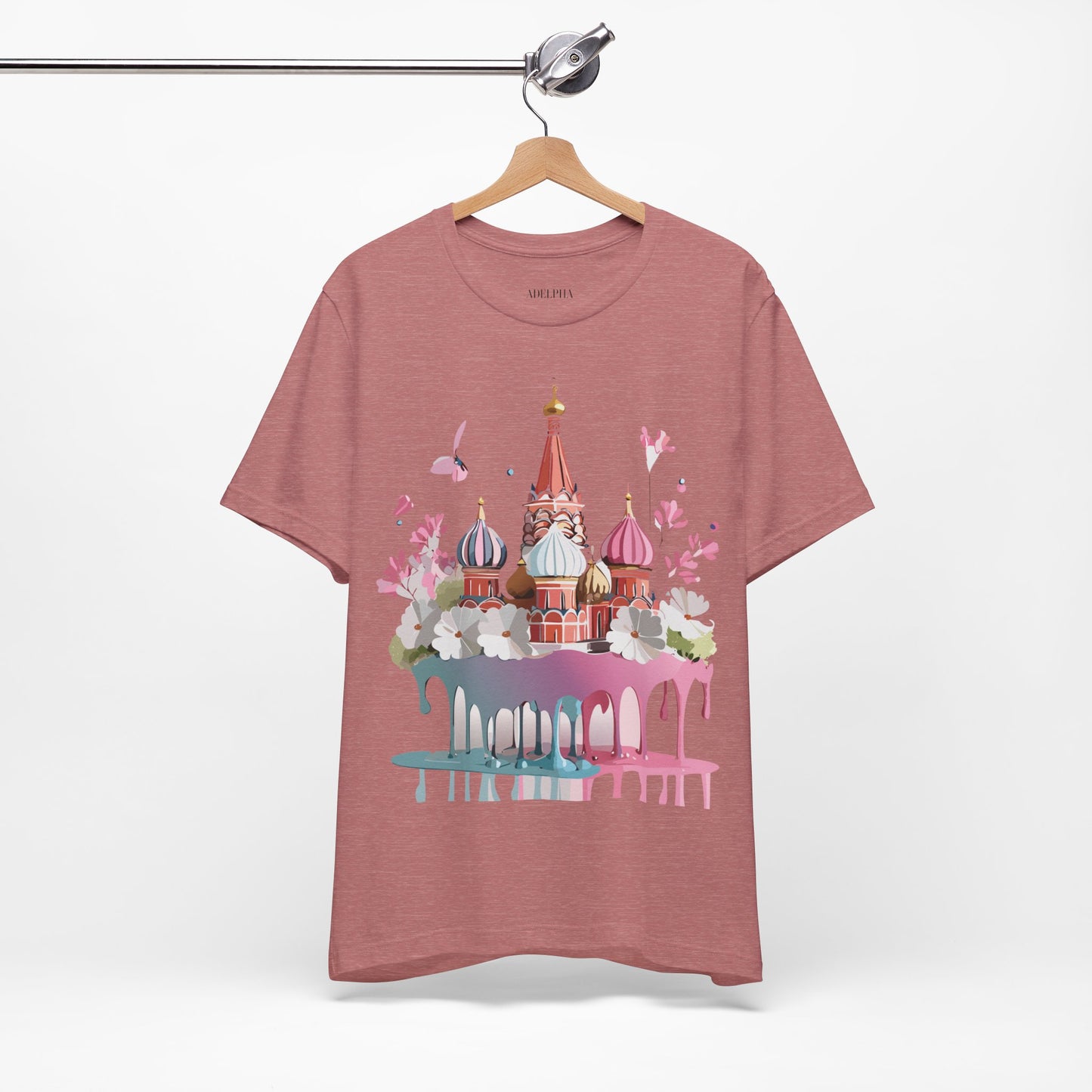 Natural Cotton Tee Shirt - Beautiful Places Collection - Moscow