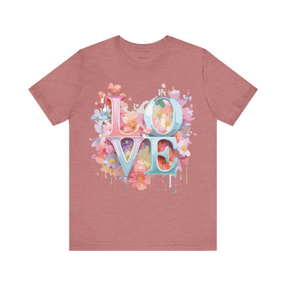 Natural Cotton Tee Shirt - Love story Collection Printify