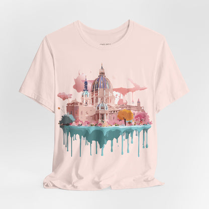 Natural Cotton Tee Shirt - Beautiful Places Collection - Vienna Printify