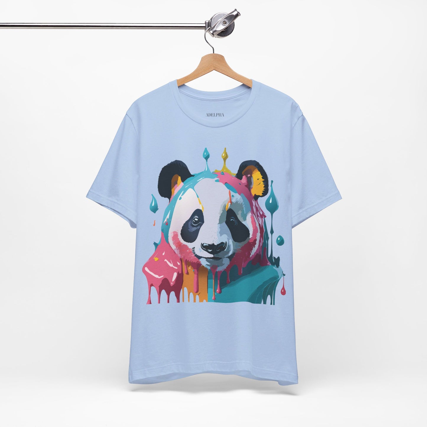 T-shirt en coton naturel avec panda