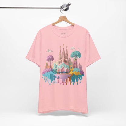 Tourist Shirt, Shirt with Barcelona - ADELPHA