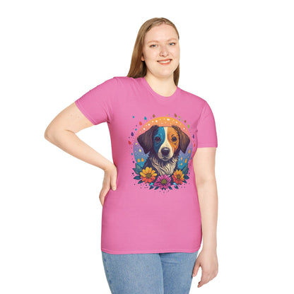 Dog Shirt Unisex Softstyle Tee 100 Percent Cotton Gildan 64000