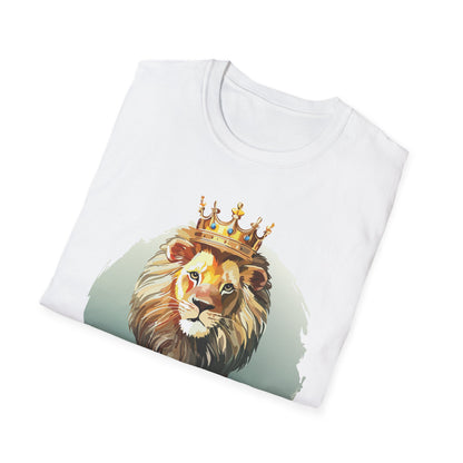 Unisex Lion Shirt Animal Tee Softstyle Gildan 64000 100 Percent Cotton Tee