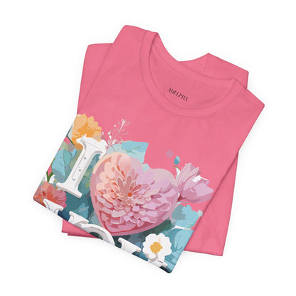 Natural Cotton Tee Shirt - Love story Collection Printify