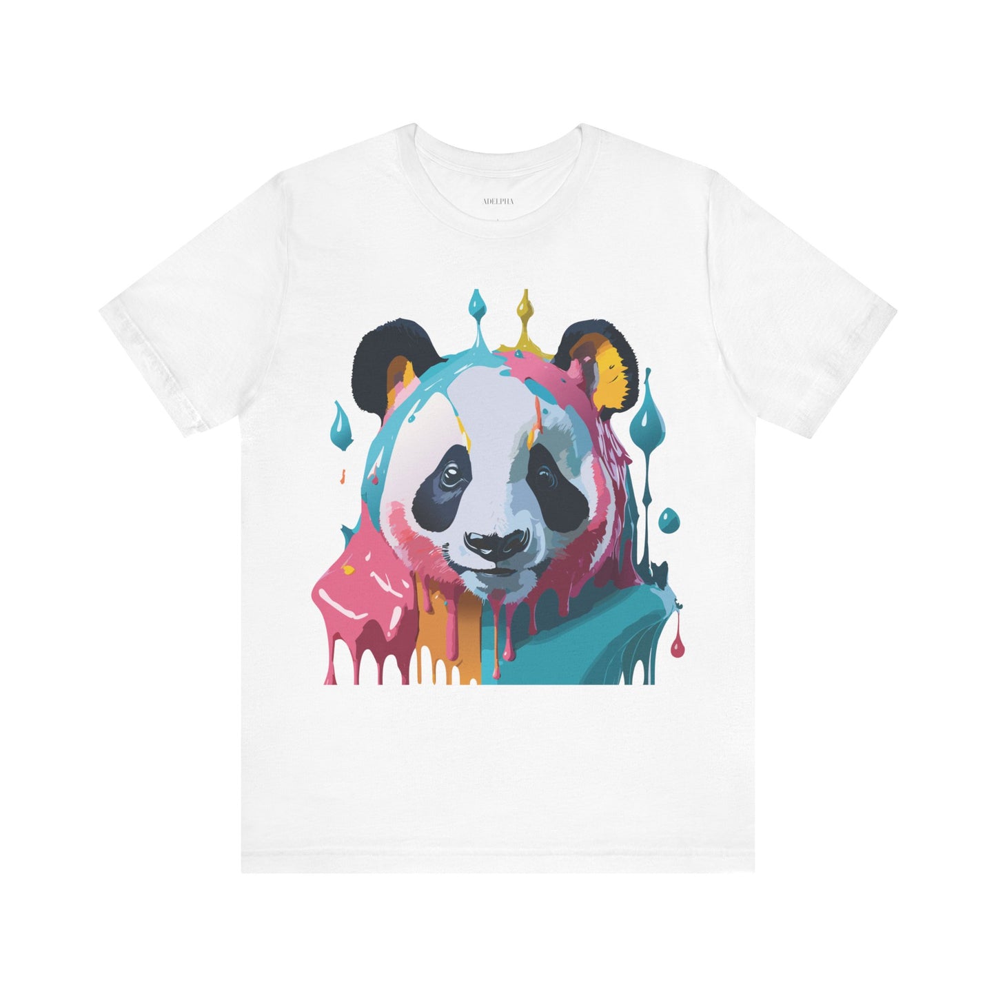 T-Shirt aus natürlicher Baumwolle mit Panda