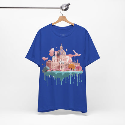 Natural Cotton Tee Shirt - Beautiful Places Collection - Vienna Printify