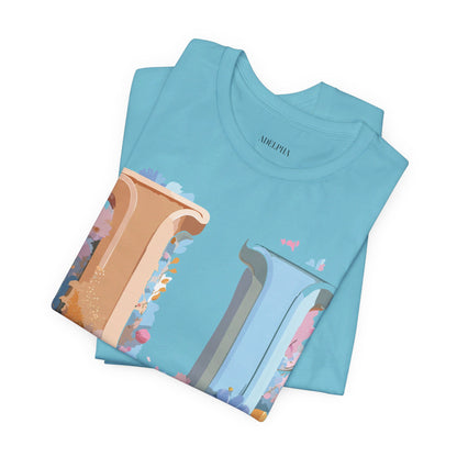 Natural Cotton Tee Shirt - Letters Collection - U Printify