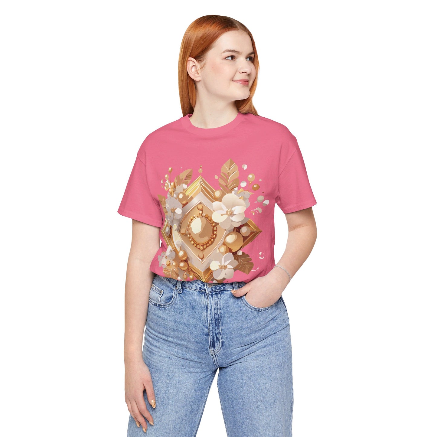 T-Shirt aus natürlicher Baumwolle – Queen Collection