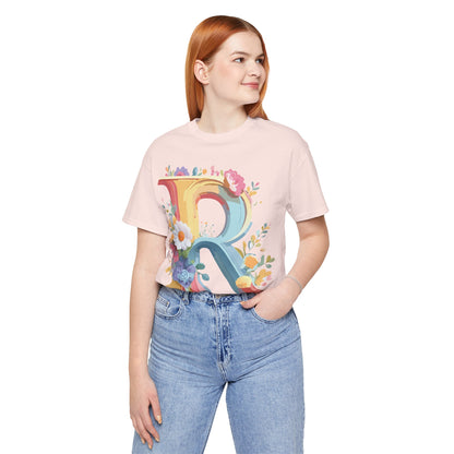 Letter Shirt, Letter R Shirt - ADELPHA