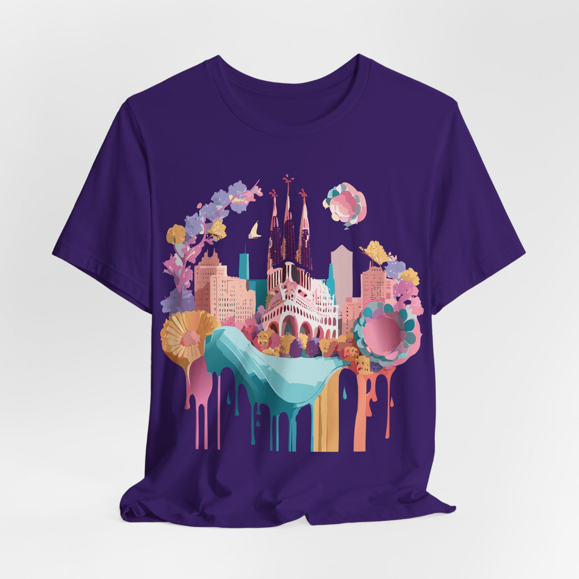 Tourist Shirt, Shirt with Barcelona - ADELPHA