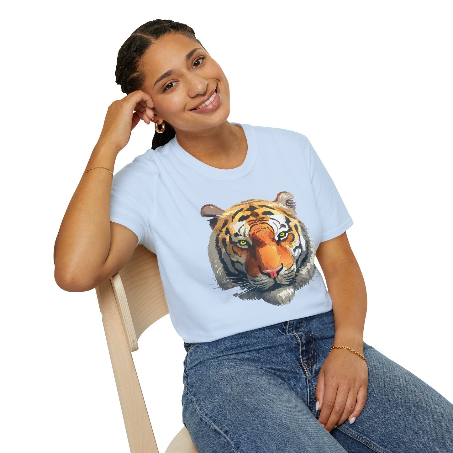 Tiger Shirt, Shirt with Tiger, Animal Tee, Shirt with Animals