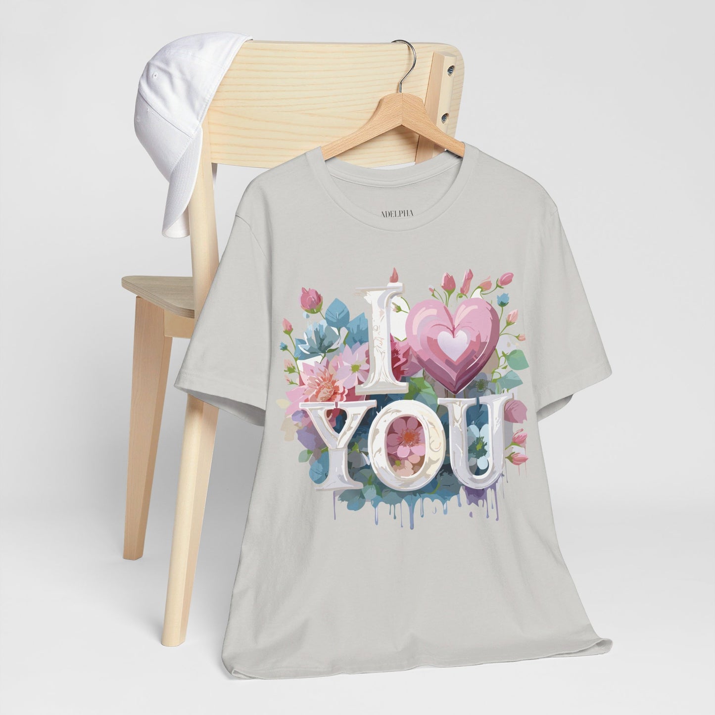 Natural Cotton Tee Shirt - Love story Collection