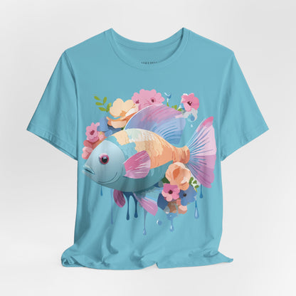 Shirt with Animals | Fish Printify