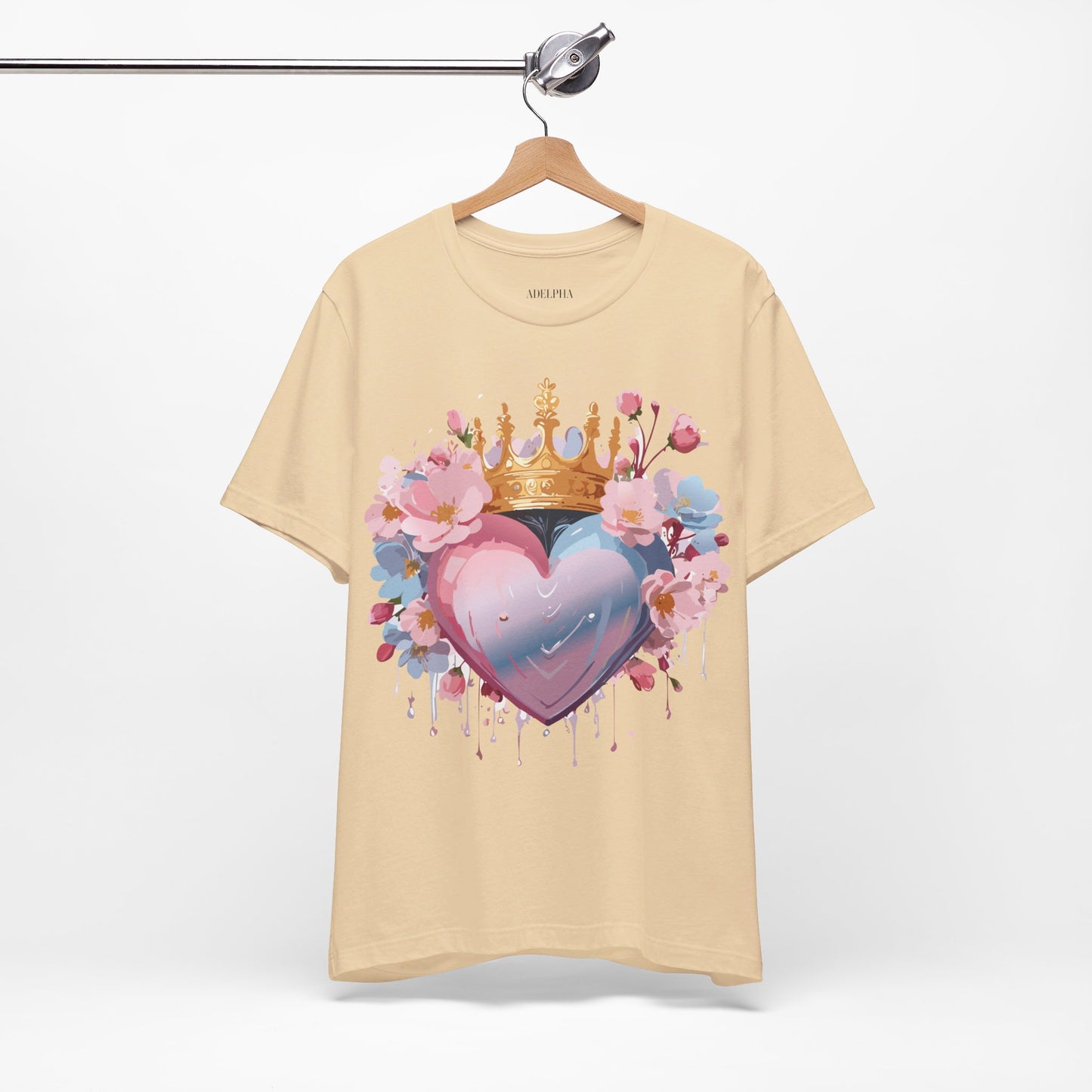 T-Shirt aus natürlicher Baumwolle – Love Story-Kollektion