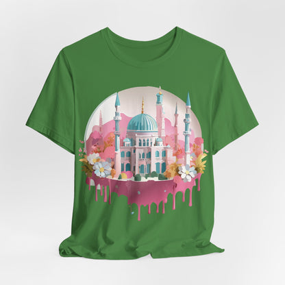 Natural Cotton Tee Shirt - Istanbul, Turkey Printify