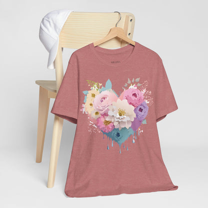 Natural Cotton Tee Shirt - Love story Collection Printify