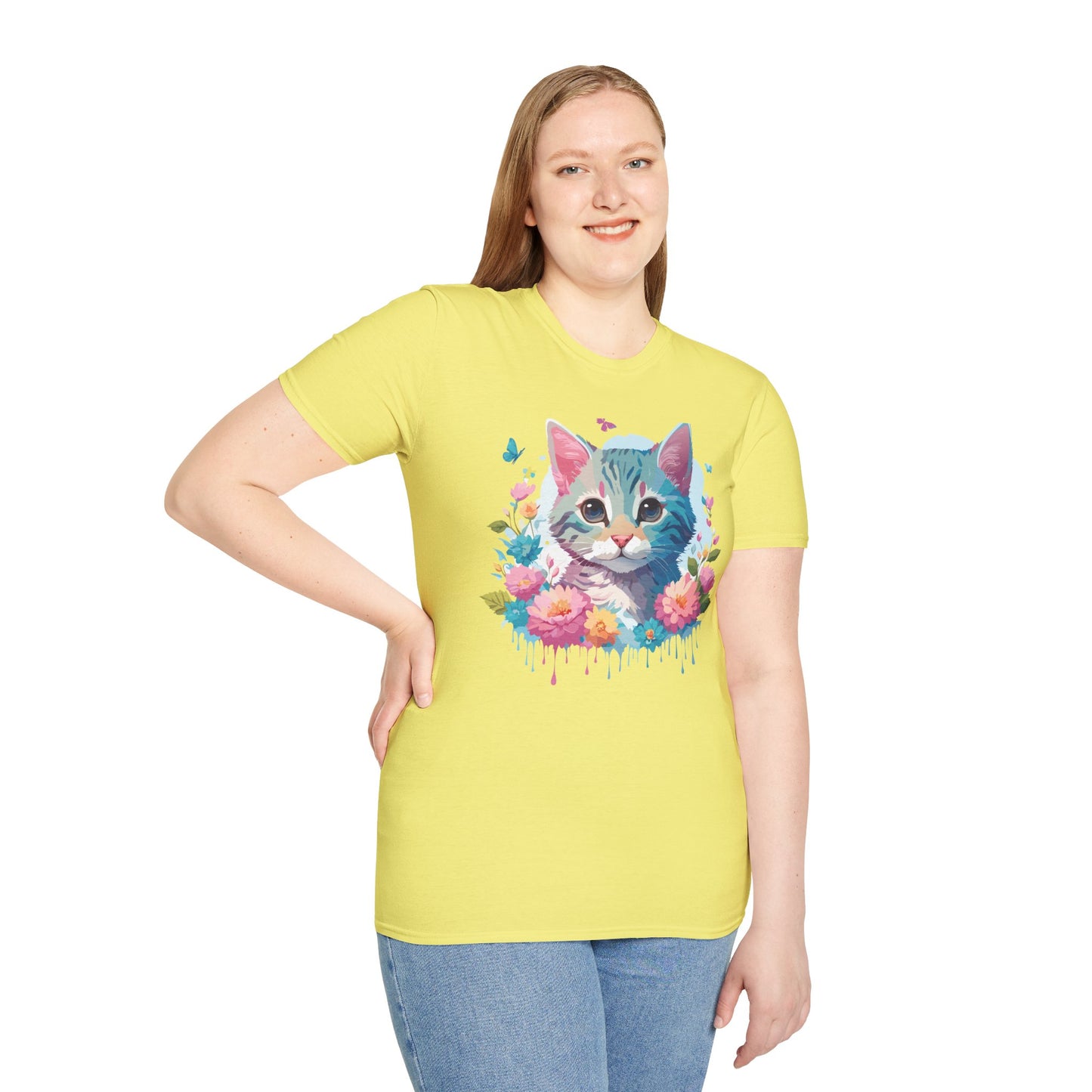 Cat Shirt, Shirt with Cat, Cats Tee, Kitten Tee