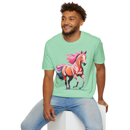 Horse Shirt Gildan Softstyle Tee Unisex 100 Percent Ring Spun Cotton