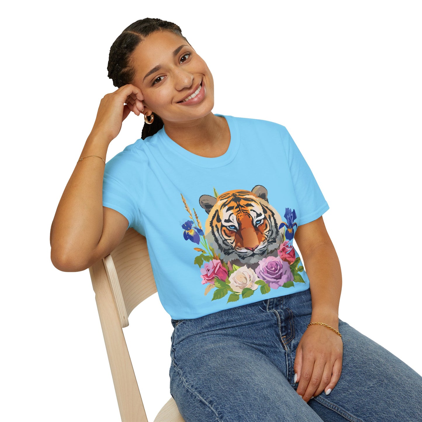 Tiger Shirt, Shirt with Tiger, Animal Tee, Shirt with Animals