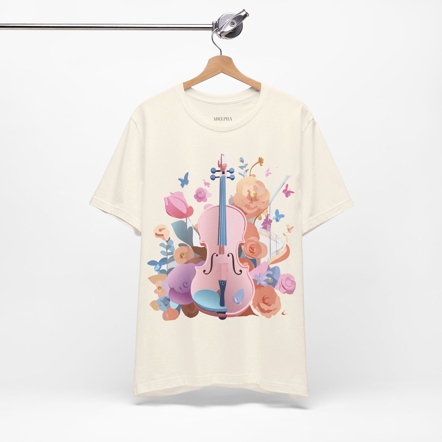 Natural Cotton Tee Shirt - Music collection