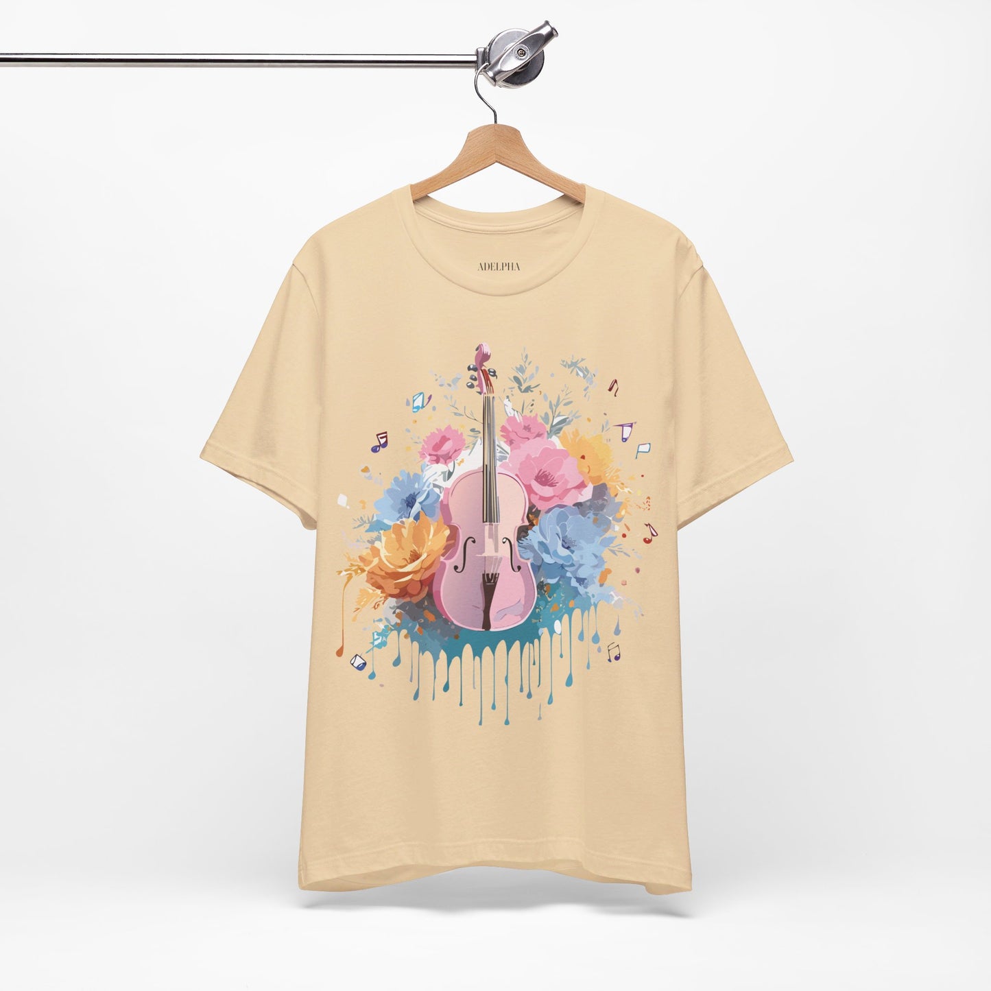 Natural Cotton Tee Shirt - Music collection