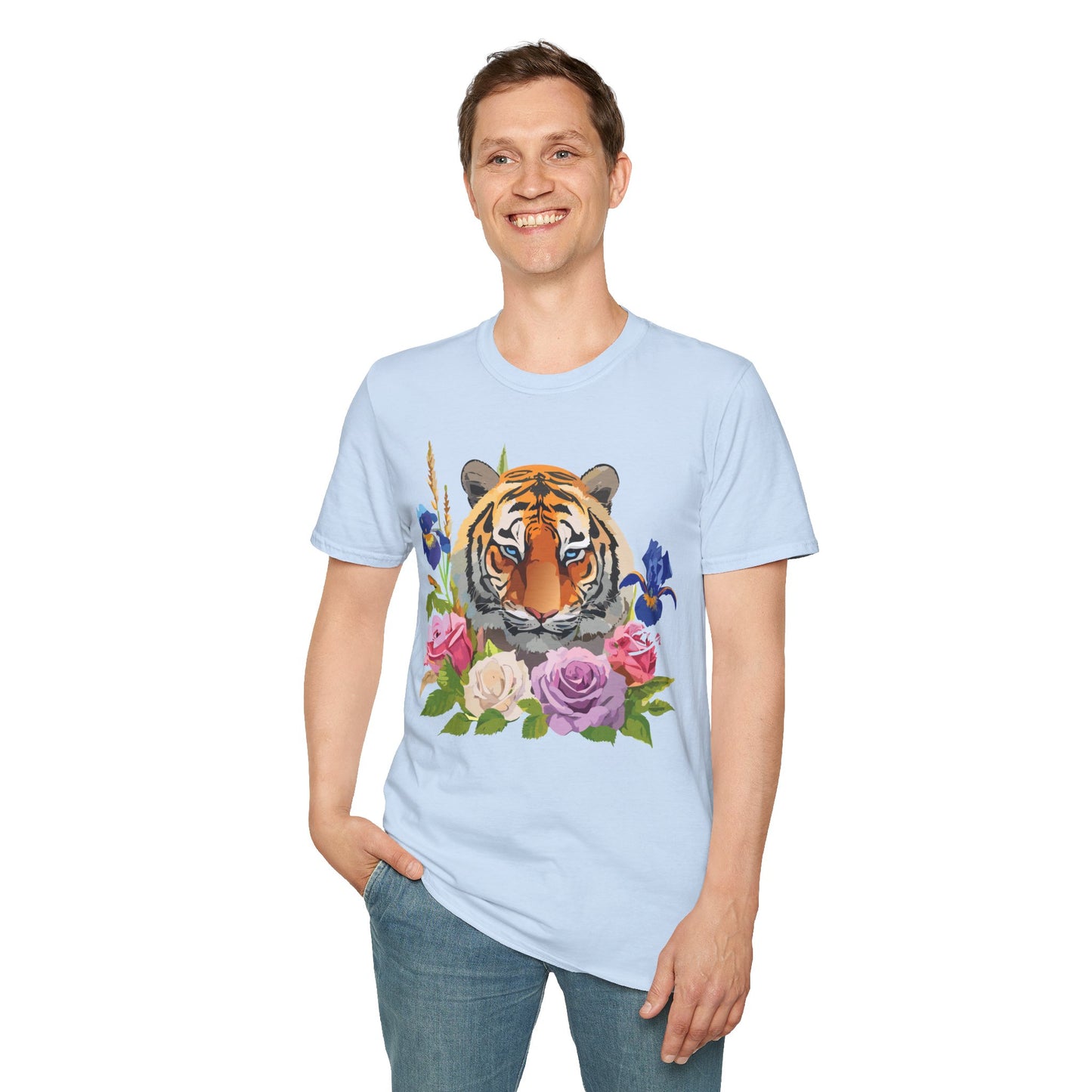 Tiger Shirt, Shirt with Tiger, Animal Tee, Shirt with Animals