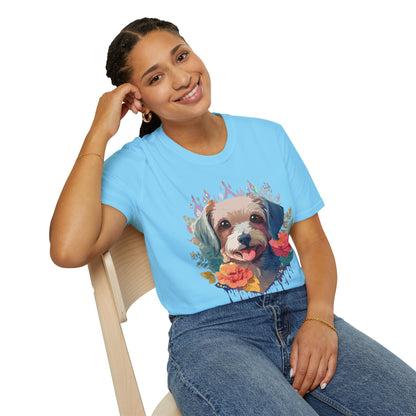Dog Shirt Unisex Animal Tee Gildan Softstyle 64000 Short Sleeve Tee