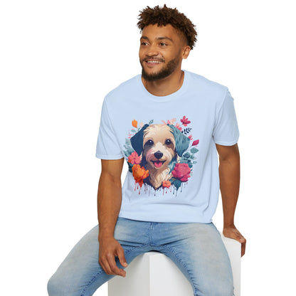 Dog Shirt Unisex Animal Tee Made From 100 Percent Ring Spun Cotton