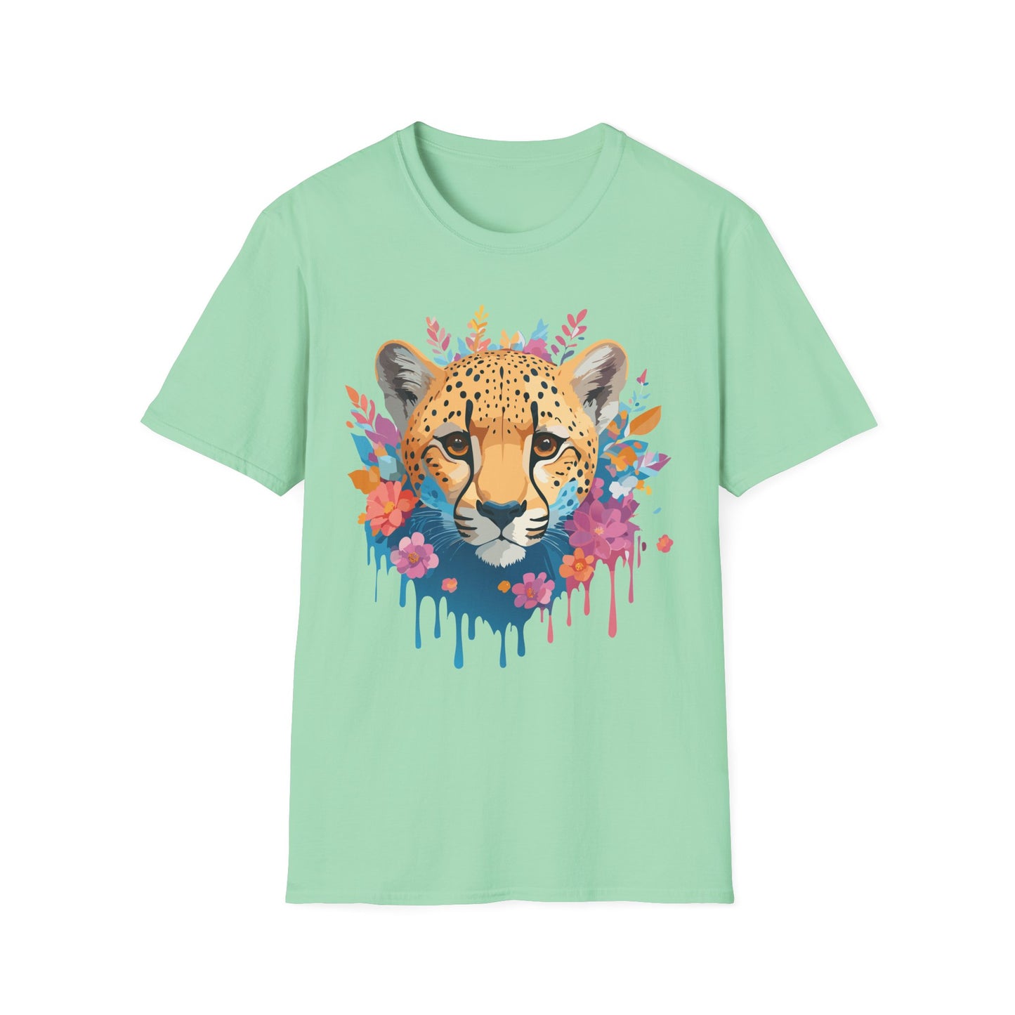 Cheetah Shirt, Shirt with Cheetah, Cheetah Tee, Shirt with Animals