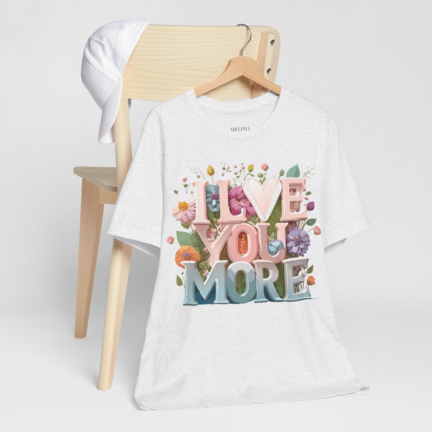 T-Shirt aus natürlicher Baumwolle – Love Story-Kollektion