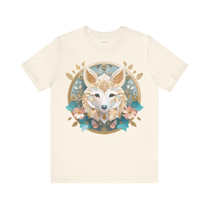 Natural Cotton Tee Shirt - Medallion Collection Printify
