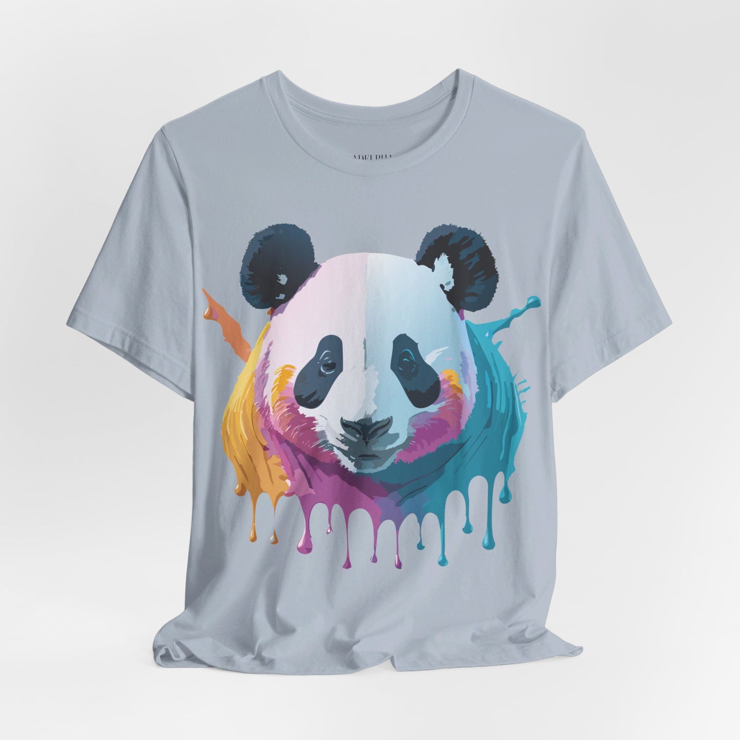 Natural Cotton Tee Shirt with Panda