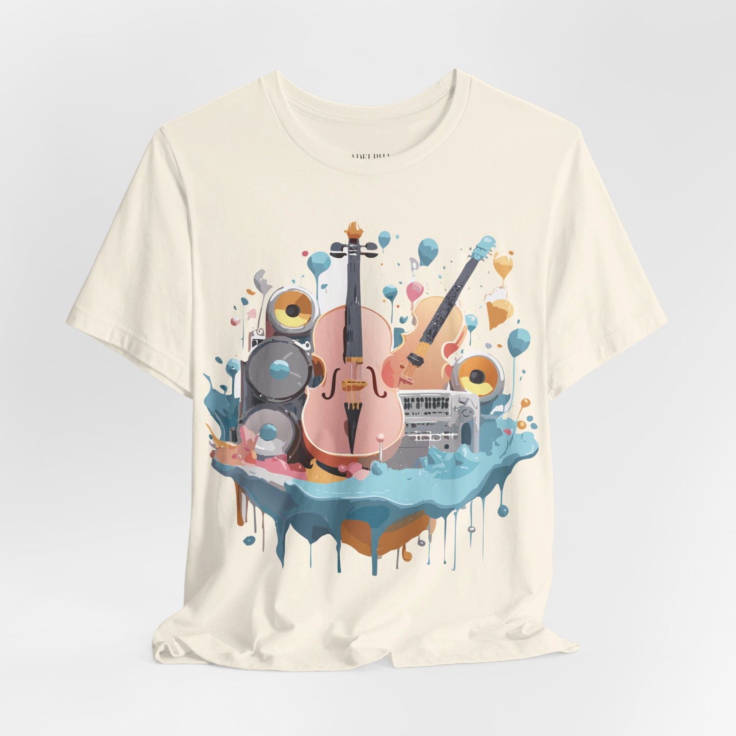 T-shirt en coton naturel - Collection Musique