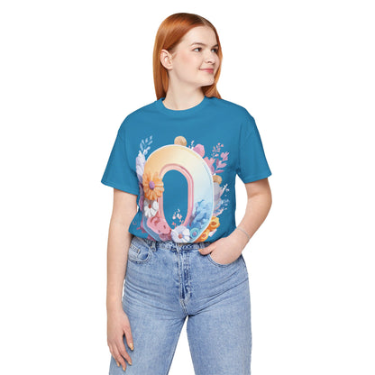 Natural Cotton Tee Shirt - Letters Collection - O Printify