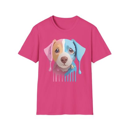 Unisex Dog Shirt Animal Tee Gildan Softstyle 64000 Cotton Tee