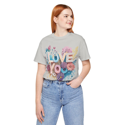 Natural Cotton Tee Shirt - Love story Collection Printify
