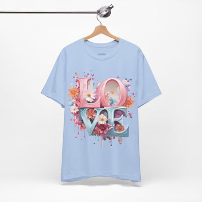 Natural Cotton Tee Shirt - Love story Collection Printify