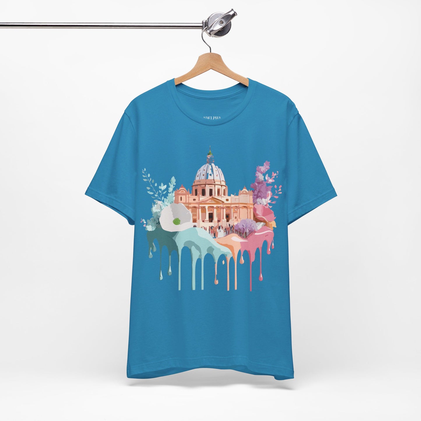 Natural Cotton Tee Shirt - Beautiful Places Collection - Rome