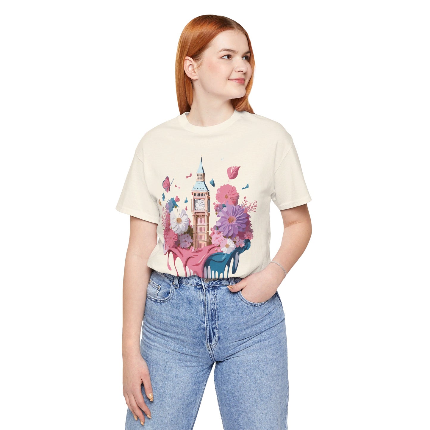 Natural Cotton Tee Shirt - Beautiful Places Collection - London