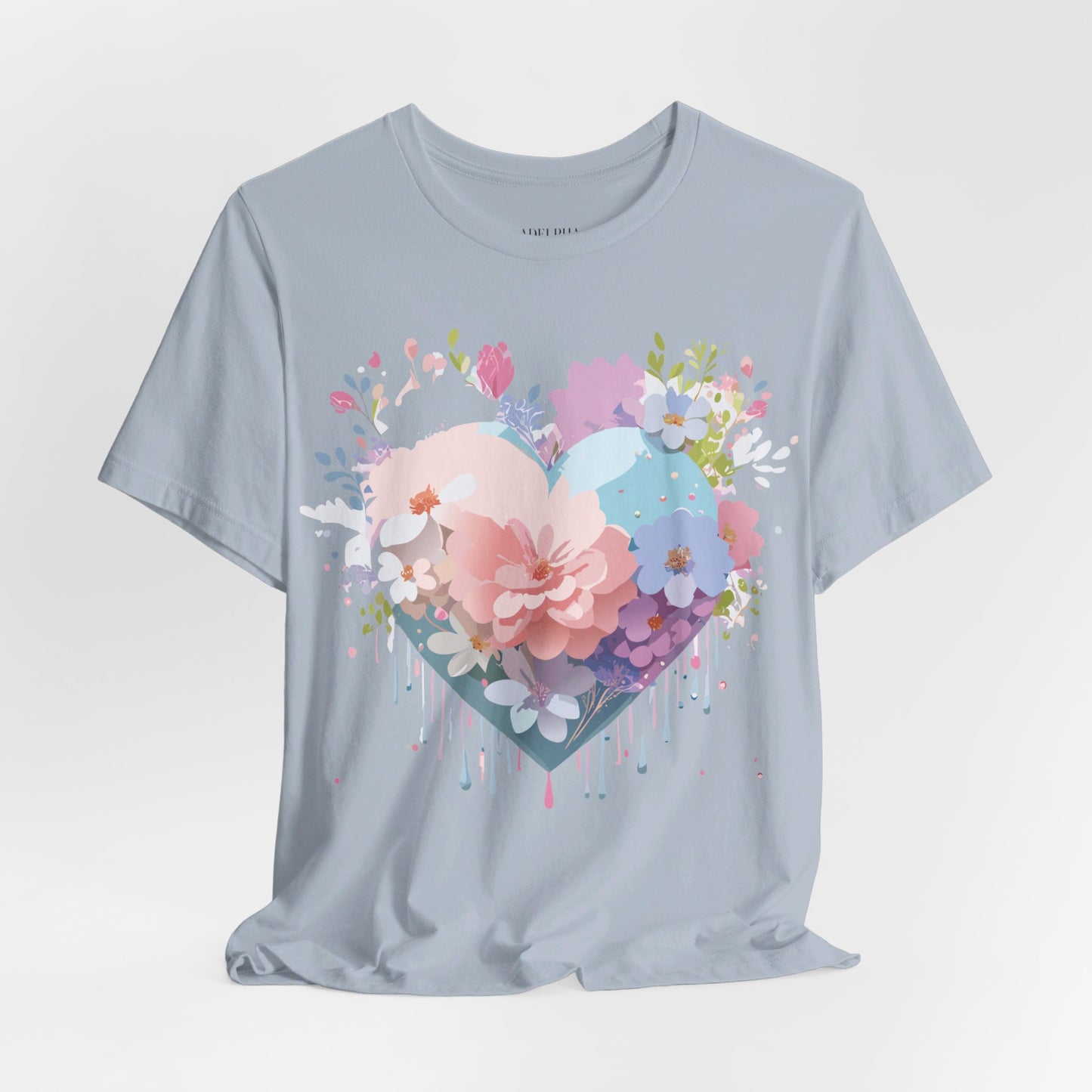 Natural Cotton Tee Shirt - Love story Collection